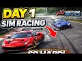 Day 1 of learning sim racing… this is HARD 💀