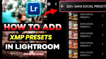 How to add/import Xmp Presets In Lightroom Mobile - Lightroom Mein Presets Kasie Add Kren||Lightroom