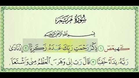 (19) Maryam | Ahmed Al Ajmi | سورة مريم | احمد العجمي