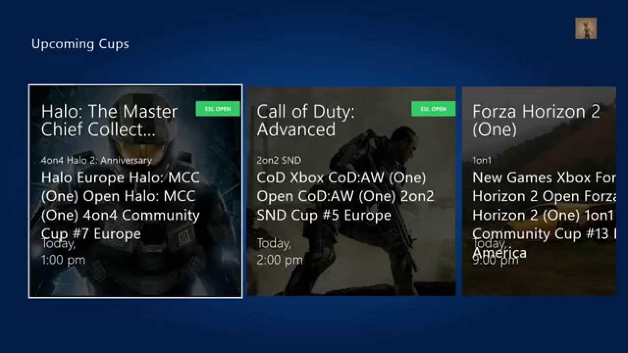 ESL Gaming: Xbox One Community Cups 12-9-2014 (Tournaments)