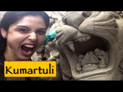 Vídeo: Visite Kumartuli em Calcutá para ver os ídolos de Durga sendo feitos