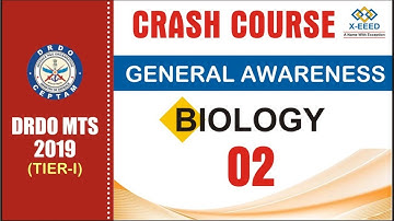 DRDO MTS - Crash Course - General Awareness Class - 1 (Biology Class - 1) By Rahul Sir Sir
