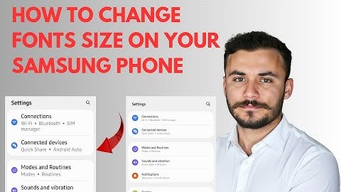 How to Change Text Size On Samsung Galaxy A36 (Quick and easy)