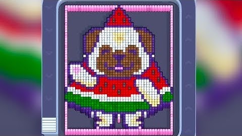 Pixel flow level 221 hard level Walkthrough Solution 