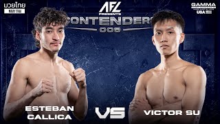 Esteban Callica vs Victor Su Full Fight | AFL Promotions | Muay Thai | Fight Night | NYC