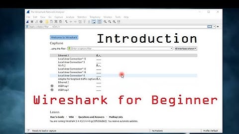 Wireshark introduction for beginner (2021)