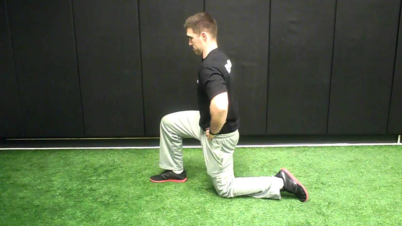 Hip Flexor Stretch - 1/2 Kneeling - Mike Reinold - YouTube