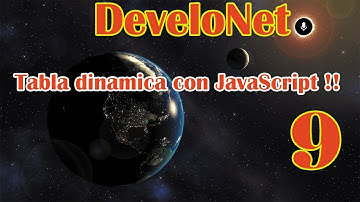 Tabla Dinamica con JavaScript