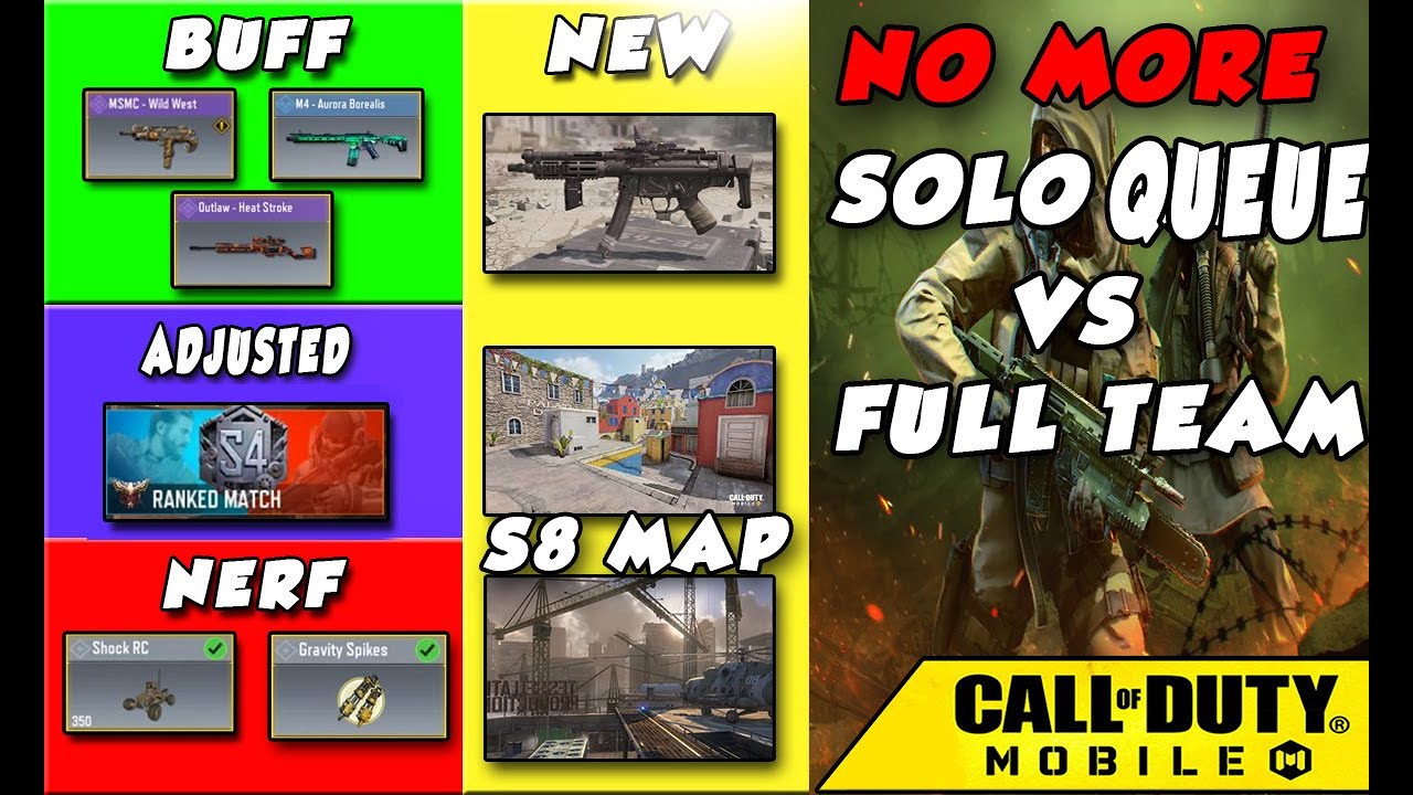 *NEW* Updated Season 7 Patch Notes In Call of Duty Mobile - YouTube
