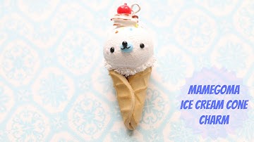 Polymer Clay Mamegoma Ice Cream Cone Tutorial