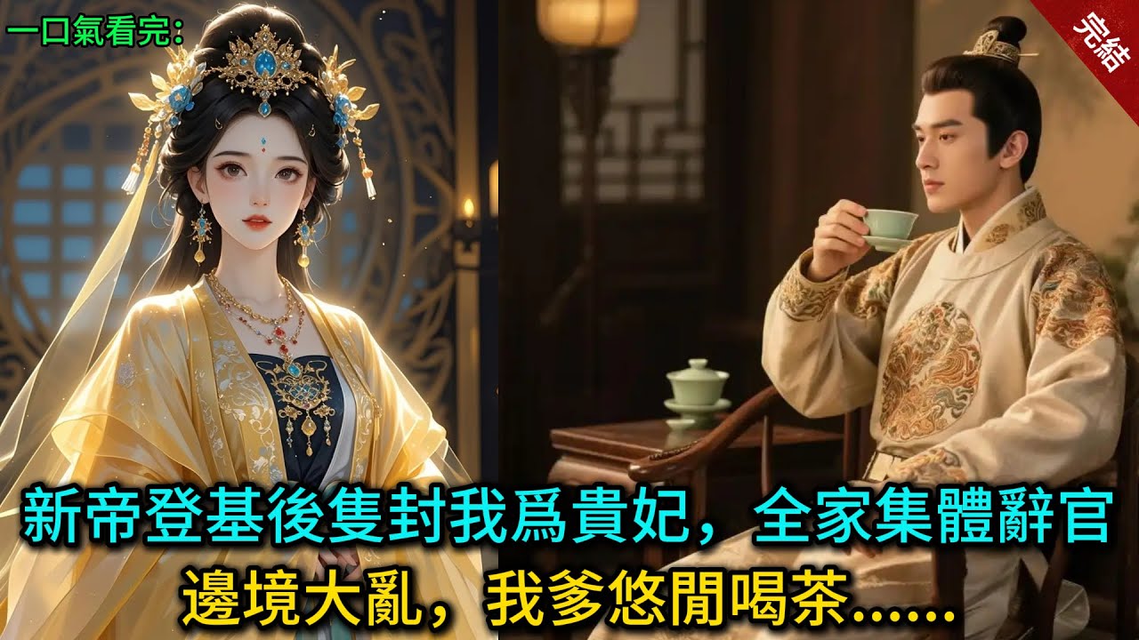 新帝登基後隻封我爲貴妃，全家集體辭官，邊境大亂，我爹悠閒喝茶擺爛......