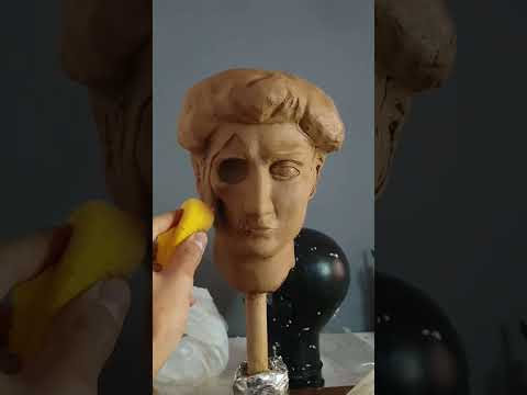 Sculpting David Michaelangelo #art #shorts #sculpture