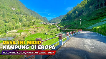 DESA PELOSOK MIRIP KAMPUNG EROPA !! Pemandangan Alam Desa Ngluweng - Cerita Desa Magetan, Jawa Timur
