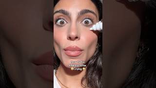 Fixing your makeup after crying xxx