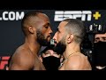 UFC Vegas 21: Weigh-in Faceoffs