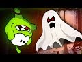 Om Nom Stories: Funny Ghost in Town  | Cut the Rope | Funny Animal Cartoon for Children