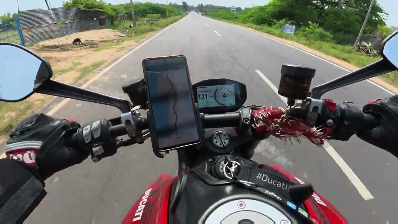 Thanjavur-Rameshwaram | Ducati Monster 937 solo ride Day 2 EP 6 [RAW ONBOARD POV ASMR] 4K