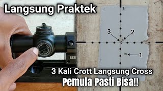 Cara mudah setting / zeroing telescope !! Langsung praktek