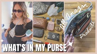 WHATS IN MY PURSE 2022 EVERYTHING FROM AMAZON WITH LINKS SMALL MINIMAL BAG by Always Lorna Marie 43,554 views 1 year ago 15 minutes