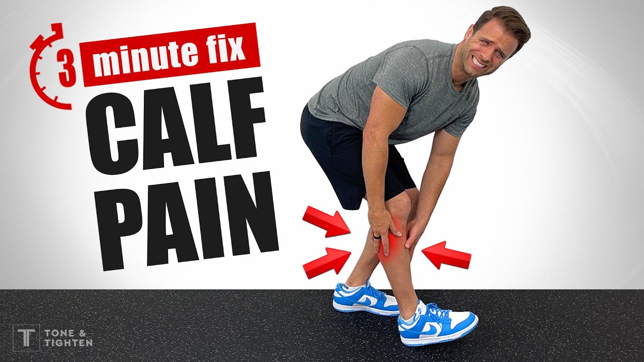 3-Minute Routine For Tight, Painful Calf Muscles [FAST RELIEF!] 