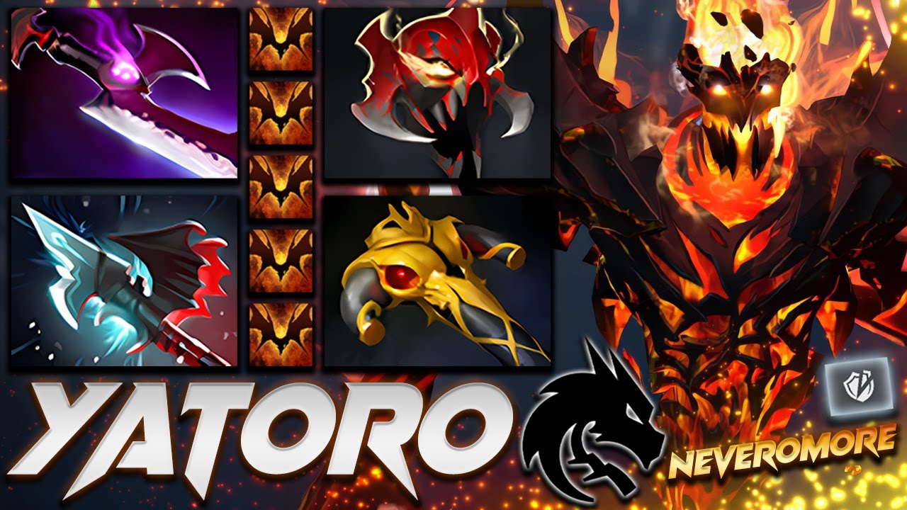 Yatoro Shadow Fiend Nevermore - Dota 2 Pro Gameplay [Watch & Learn]