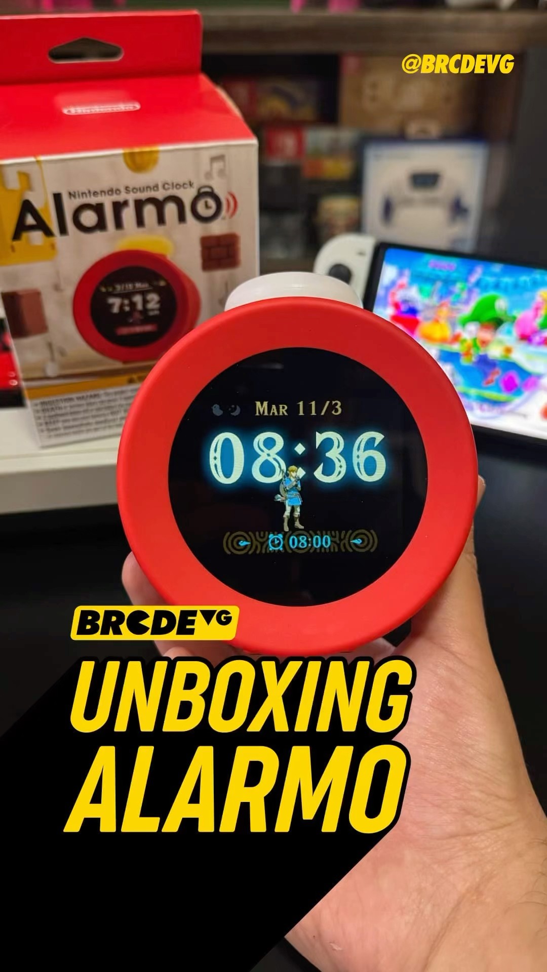 Así es el nuevo Nintendo Sound Clock Alarmo ⏰ #shorts - YouTube