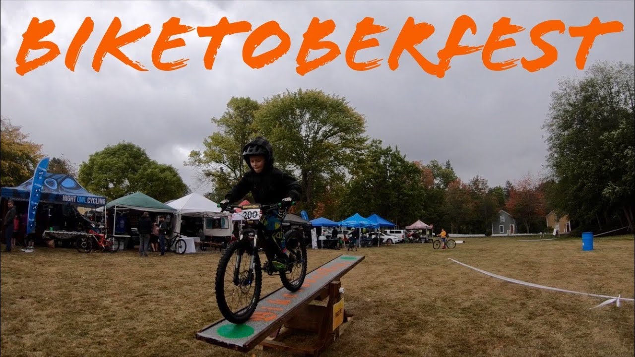 Evergreen MTB Biketoberfest enjoy the racing, jumping, crashing, beer, and of course bike kids