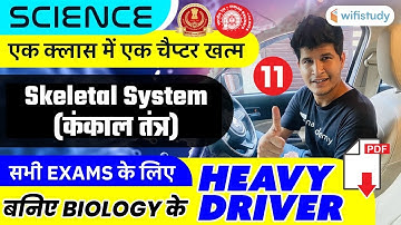 4:00 PM - Skeletal System (कंकाल तंत्र)🔥 | Railway Group D & Other Exams Science by Neeraj Sir