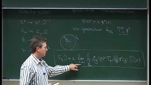 Dr. Konstantin Zarembo | Integrability in AdS/CFT I - II