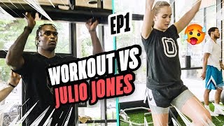 The Workout That Made Julio Jones The BEST RECEIVER In The NFL! Can Rachel DeMita SURVIVE!? 😱