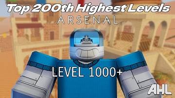 Top 200th Highest Levels Roblox Arsenal Players (November 2025 Update)
