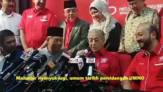 Mahathir nyanyuk lagi, umum sidang tahunan Umno