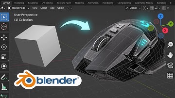 Modelling Practice in Blender 02 | Logitech G502 Mouse + Project files🎁🎁