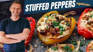 Easy and Tasty Vegetarian Stuffed Peppers for a Sunny Day | Mediterranean recipes