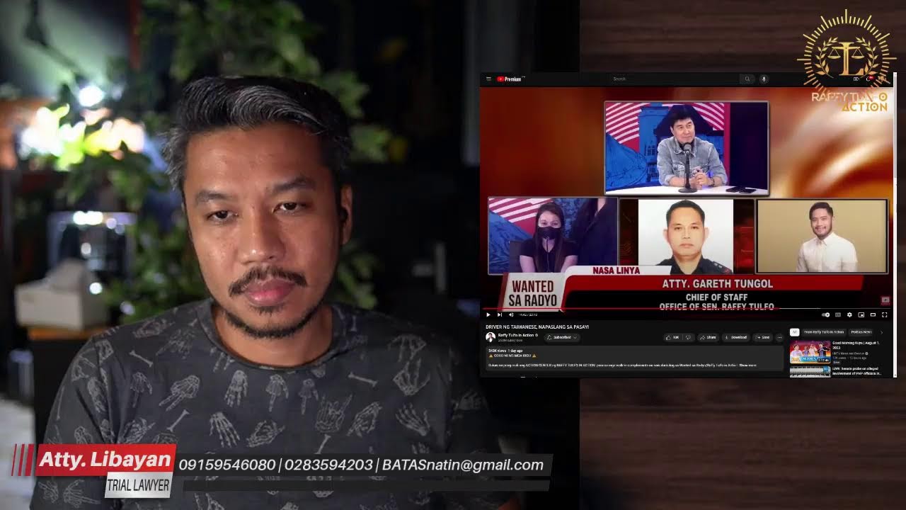 YES PO SENATOR AT TAMA PO SENATOR NI ATTY. GARRETH SA RAFFY TULFO IN ACTION