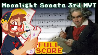 "Moonlight Sonata 3rd Mvt" Big Band Version Full Score Video - *SHEET MUSIC AVAILABLE TO DOWNLOAD!*