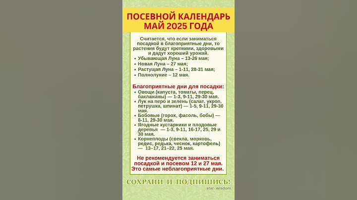 БЛАГОПРИЯТНЫЕ ПОСАДОЧНЫЕ ДНИ В МАЕ 2025 #shorts  #календарьпосадки