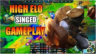 How to WIN with SINGED against TANKS - High Elo SINGED Gameplay