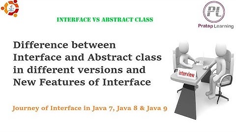 Interface vs Abstract Class | Comparing the Enhanced Features of Interface in Java 8 & Java 9