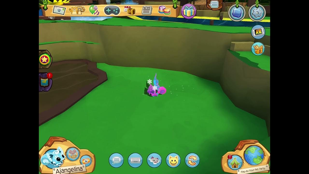 Animal jam new snowy glider faerie wings glitch YouTube