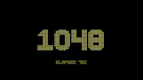 1800 seconds countdown timer with full zero second