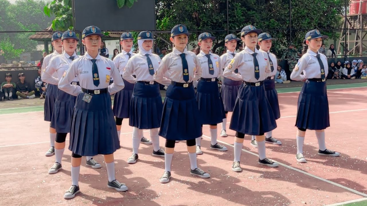 MERINDING! PASKIBRA SMPN 2 PURWADADI SUBANG B LKBB KODIM 0605 KAB  SUBANG