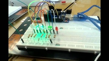 Puertos de entrada/salida con microcontrolador Arduino Uno 328P