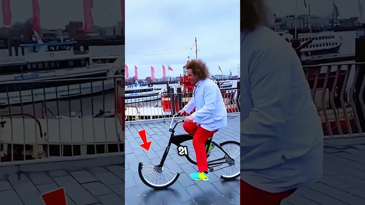 Ride a bicycle without ginger wheels 🚲🚲 