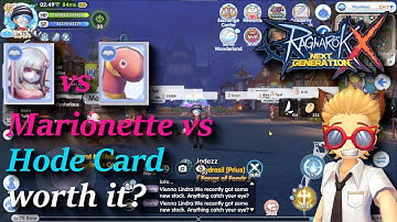 Marionette vs Hode Card (worth to invest?) | rox | Ragnarok X: Next Generation