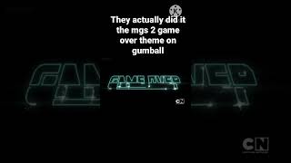 Metal Gear Solid 2 Game Over Tanker Theme On Gumball