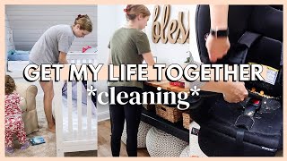 GET MY LIFE TOGETHER CLEAN WITH ME | mom life cleaning motivation &amp; real life cleaning