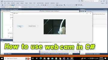 how to use web cam in c# | web camera use in c# | web cam use in visual studio.net