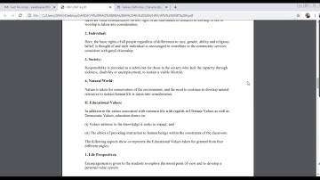 SAITM BBA SEM IV HUMAN RIGHTS AND VALUES UNIT 4 LECTURE 20