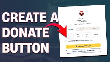Create a PayPal donate button
